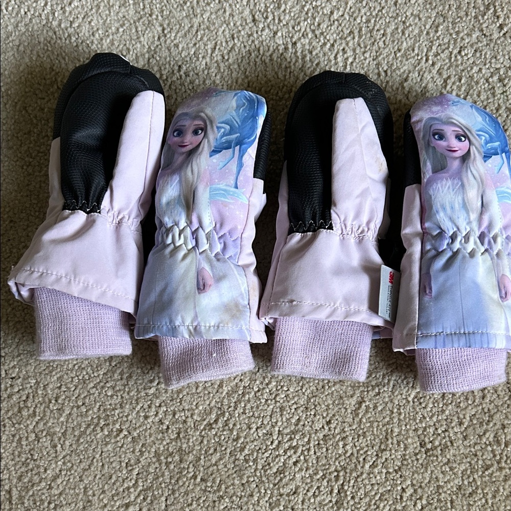 H&M Kids Mittens - Pink and Black